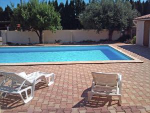 Maisons de vacances Beautiful Holiday Home Near Centre Private Pool Private Garden Roofed Terrace : photos des chambres