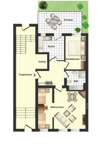 Wohnung mit Blick auf die Zitadelle Petersberg - 3 Zimmer