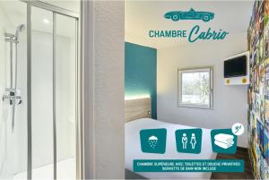 Cabrio Room with Private Bathroom room in hotelF1 Angouleme