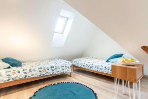 Appartements Gite La Rodernelle - Sauna privatif - Climatisation - Vue sur le Chateau du Haut Koenigsbourg : photos des chambres
