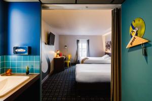 Hotels Greet Hotel Lyon Confluence : Chambre Double Standard avec 2 Lits Doubles