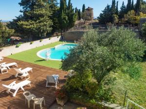 Maisons de vacances Stone cottage on an active wine growing estate with a swimming pool : photos des chambres