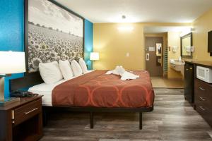 King Room - Non-Smoking room in Super 8 by Wyndham Wichita Airport