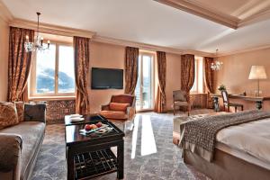 Grand Junior Suite with Lake View room in Carlton Hotel St. Moritz