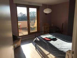 Sejours chez l'habitant Maison Piscine Angers : Chambre Double avec Balcon