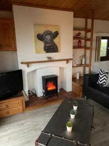 Lodge Cabin with Fabulous Views - Farm Holiday