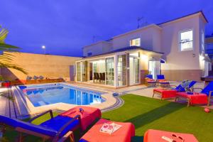 Villa Teide Sol con piscina climatizada, Playa Fañabe, Costa Adeje