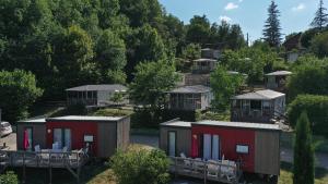 Campings Residence de Plein Air Panoramique a la Porte des Gorges du Verdon : Mobile Home Confort avec vue panoramique
