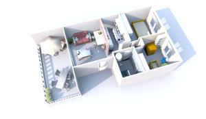 Appartements Vannes centre logement 3 pieces avec terrasse : Appartement 2 Chambres