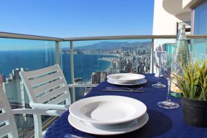 High rise apartment on the 39th floor with private terrace and sea views