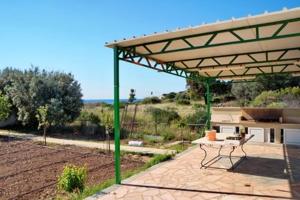 House with 3 bedrooms in Vatera with wonderful sea view enclosed garden and WiFi Lesvos Greece