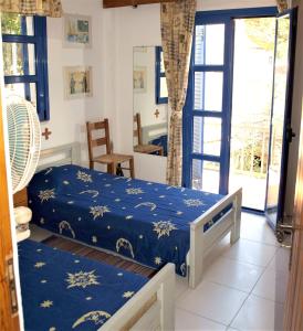 Apartment with 2 bedrooms in Otzias with wonderful sea view enclosed garden and WiFi 600 m Kea Greece