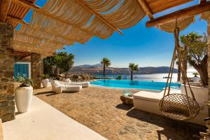 Villa with 6 bedrooms in Mikonos with wonderful sea view private pool furnished garden 600 Myconos Greece