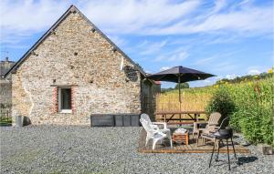 Maisons de vacances Beautiful home in La Meauffe with 2 Bedrooms and WiFi : photos des chambres