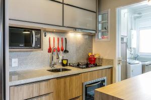 Vista Parcial do MAR | Churrasqueira #CA09