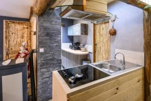 Appartement spacieux à Orcières – Vue sur la montagne.