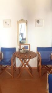 Apartment with one bedroom in Ormos Kardianis with wonderful sea view furnished terrace an Tinos Greece