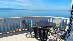 3 bedrooms appartement with sea view furnished terrace and wifi at Omis