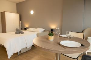 Studio room in Modern Chic Immaculate Studio Near City Center Belval