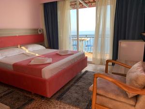 Double Room with Sea View room in Hotel Odhisea
