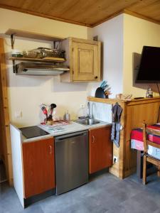 Appartements Chaleureux 2 pieces avec terrasse a Seez : photos des chambres