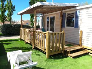 Maisons de vacances Propriete de 2 chambres a Valras Plage a 300 m de la plage avec piscine partagee et terrasse : photos des chambres