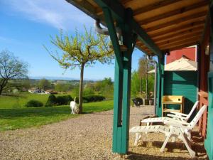 Maisons de vacances Maison cosy avec piscine privee a Estibeaux 38 m² : photos des chambres