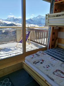 Appartements Appartement d'une chambre a La Plagne Aime 2000 a 10 m des pistes avec vue sur la ville et terrasse amenagee : photos des chambres