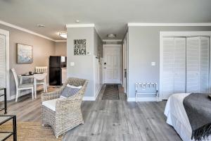 Walk to Surfside Beach Studio with Covered Balcony