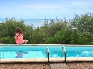 Villas Villa de 4 chambres avec vue sur la mer piscine privee et jardin clos a Sagone a 1 km de la plage : photos des chambres