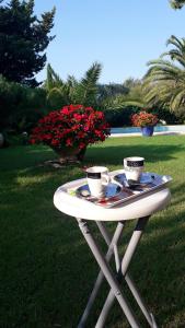 Maisons de vacances Maison de 3 chambres avec vue sur la ville piscine privee et jardin amenage a Orange : photos des chambres