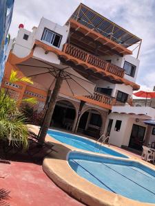 Bungalows Flamingos - 2hvězdičkové hotely ve městě Rincón de Guayabitos