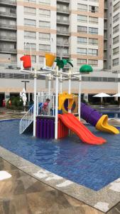 Flat Park Veredas com Vista Serra com geladeira e fogão