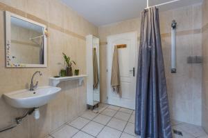 Maisons d'hotes Gite Ancolie Bleue : Chambre Triple avec Douche