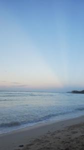 Yes Papa! Rooms only 100m from the beach!