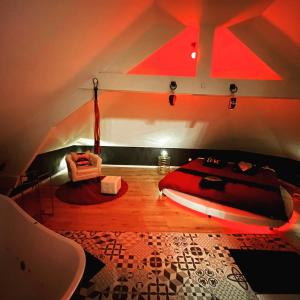 Hotels Redroom Loveroom Chambre Spa privative Insolite Theme 50 nuances de grey : photos des chambres