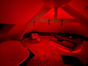 Hotels Redroom Loveroom Chambre Spa privative Insolite Theme 50 nuances de grey : Suite Deluxe avec Lit King-Size - Non remboursable