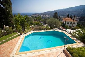 Hortensia Villa with Marvelous Multi-Level Garden Andros Greece