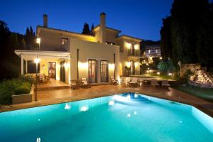 Hortensia Villa with Marvelous Multi-Level Garden Andros Greece