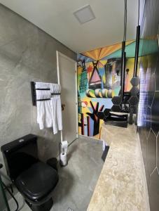 Studio moderno - Jardins: Cama Queen, Ar e Garagem