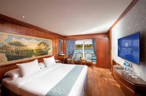 Deluxe Upper Deck Cabin 4th Floor room in Sonesta St George Nile Cruise - Aswan to Luxor 3 Nights from Friday to Monday