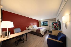 Superior King Room Non-Smoking room in Red Roof Inn Cincinnati Northeast - Blue Ash