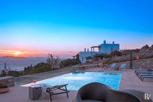 Costa Ilios Villa Sleeps 16 with Pool and Air Con Myconos Greece