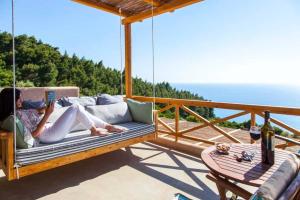 Villa Mirtes with breathtaking sea view,close to Porto Katsiki and Egremni