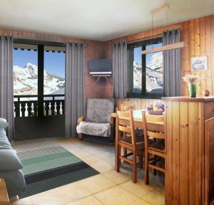 Grand-Bo: joli appartement sur les pistes avec vue