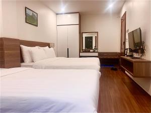 Phòng Deluxe 2 giường không có cửa sổ (Deluxe Twin Room without Window)