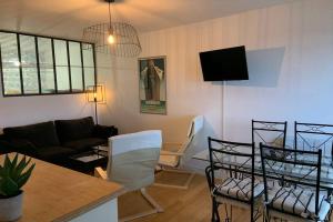 Appartements Trouville-Apt renove-Balcon magnifique vue mer : photos des chambres