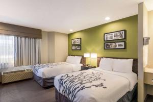Double Room with Two Double Beds - Non-Smoking room in Sleep Inn & Suites Niantic