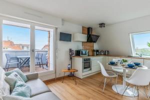 Appartements Charming 1br with terrace and parking 3 min to Cabourg's beach - Welkeys : photos des chambres