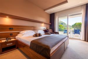 Double or Twin Room with Partial Sea View room in Hotel Plaža